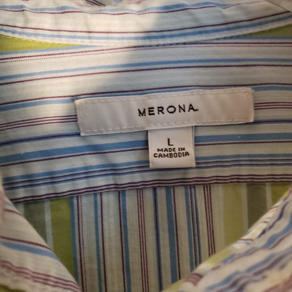 Merona Button Down Long Sleeve Shirt - Picture 4 of 7